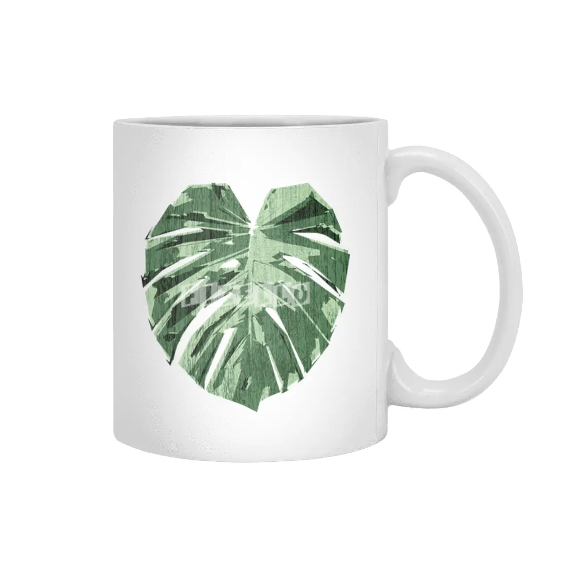 Monstera Love Beyaz Kupa