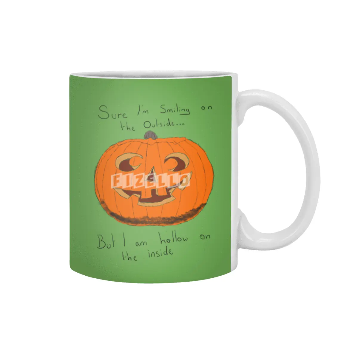 Hollow Pumpkin Beyaz Kupa