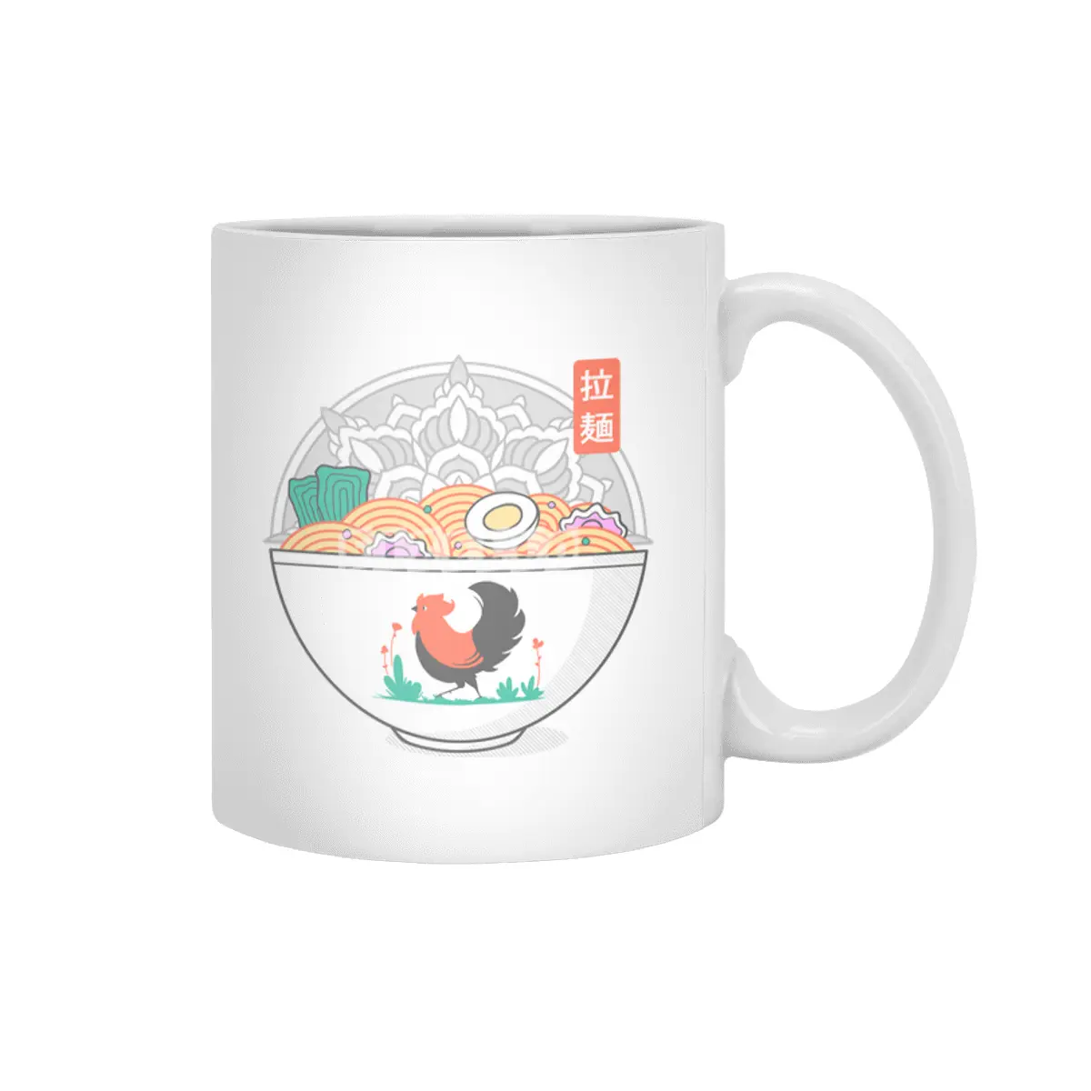 Sacred Ramen Beyaz Kupa