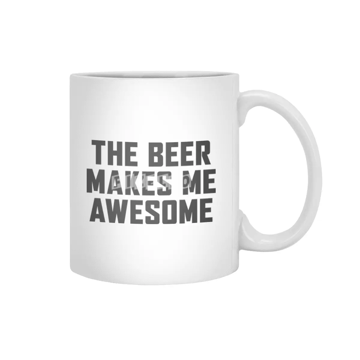Beer Makes Me Awesome Beyaz Kupa