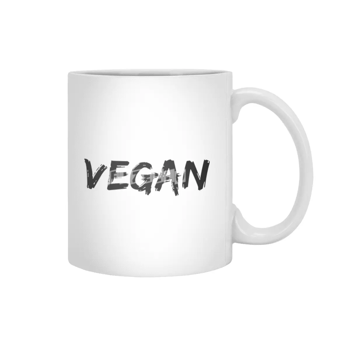 VEGAN Beyaz Kupa