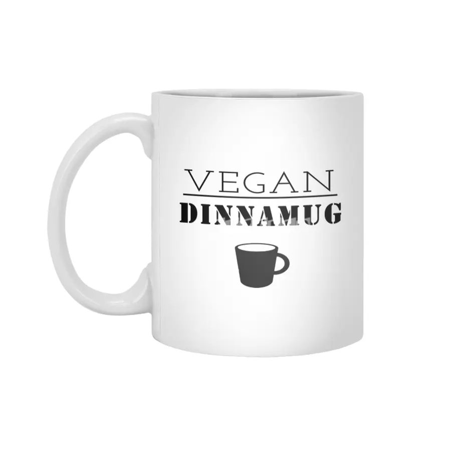 vegan dinnamug Beyaz Kupa