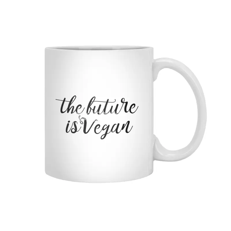 The Future Is Vegan Beyaz Kupa