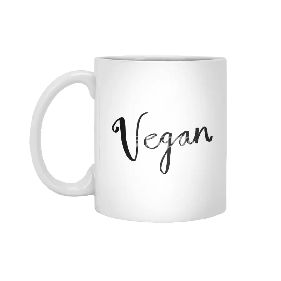 Vegan Shirt Vegan Tee Beyaz Kupa