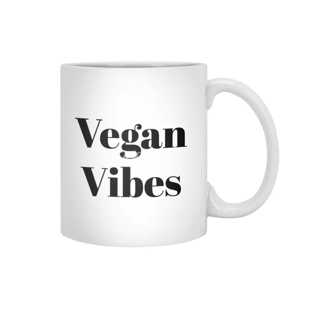 Vegan Vibes - Black Beyaz Kupa