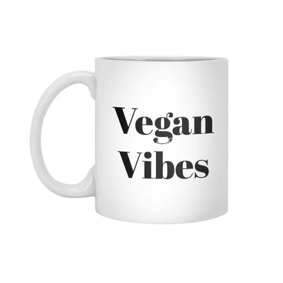 Vegan Vibes - Black Beyaz Kupa