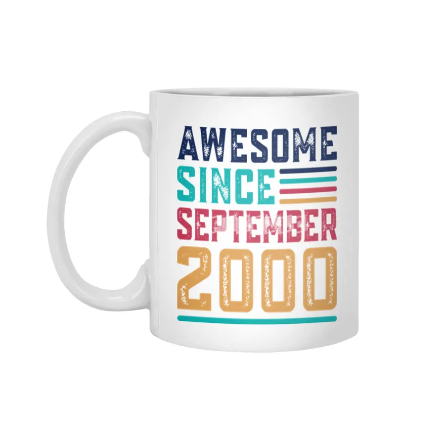 Awesome Since September 2000 Beyaz Kupa