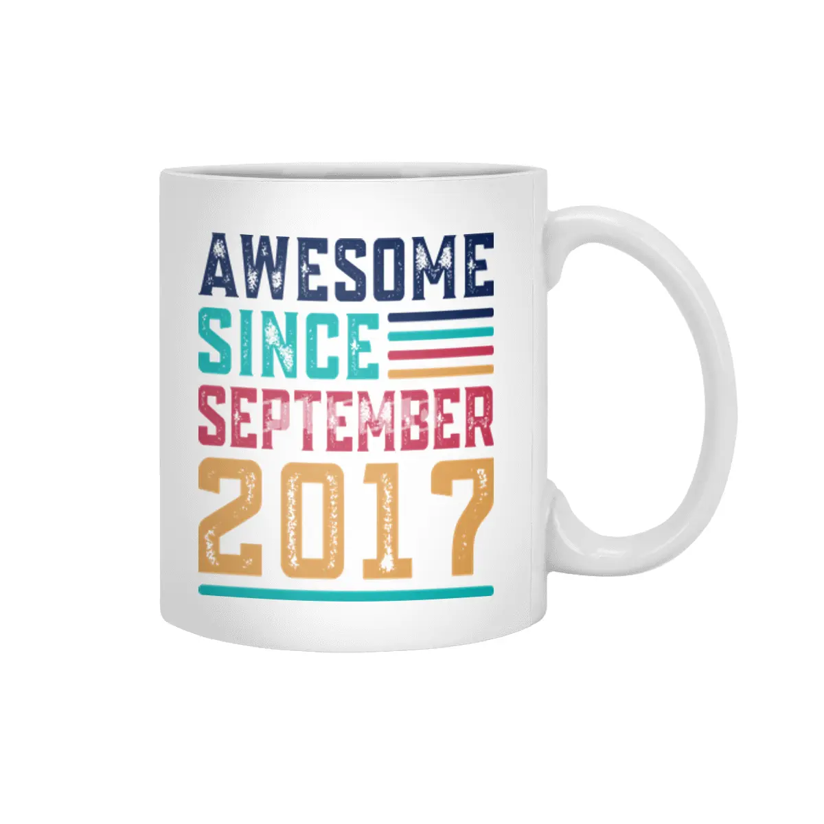 Awesome Since September 2017 Beyaz Kupa