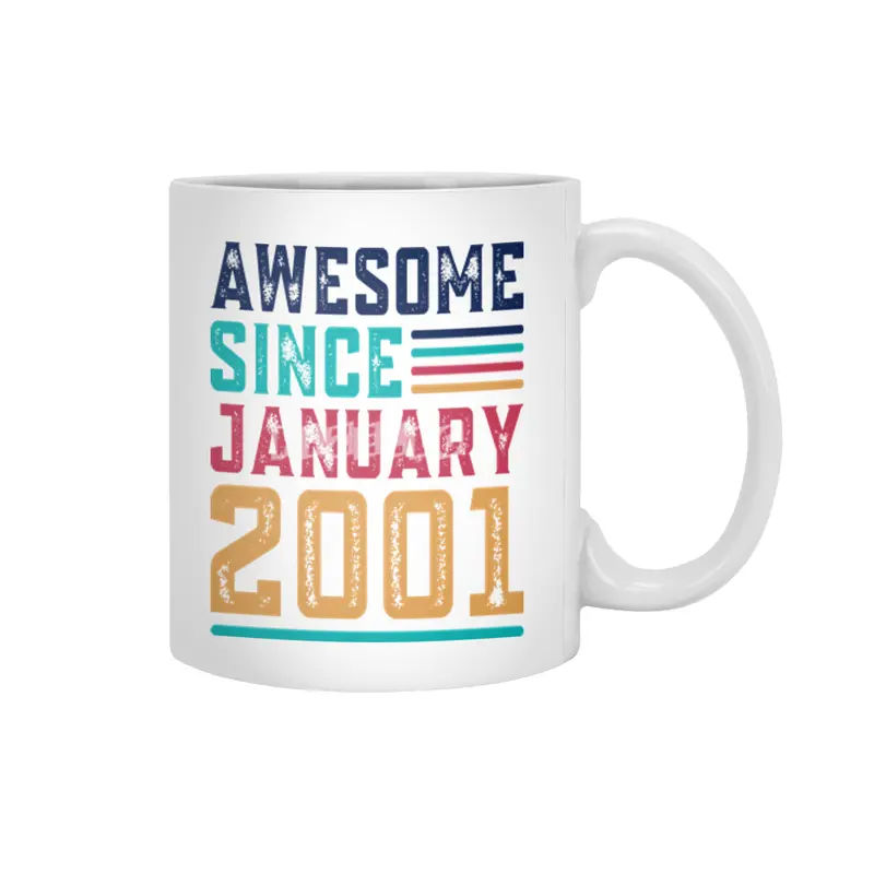 Awesome Since January 2001 Beyaz Kupa