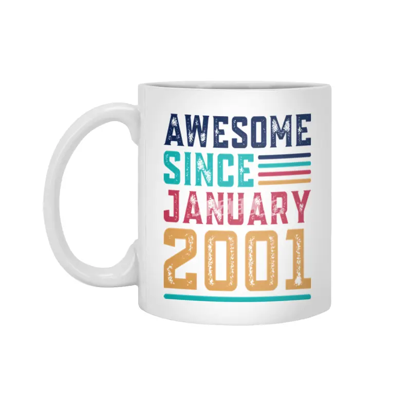 Awesome Since January 2001 Beyaz Kupa