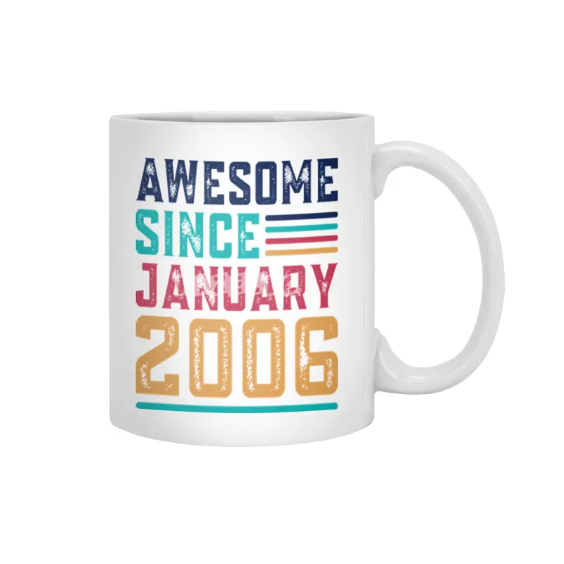 Awesome Since January 2006 Beyaz Kupa