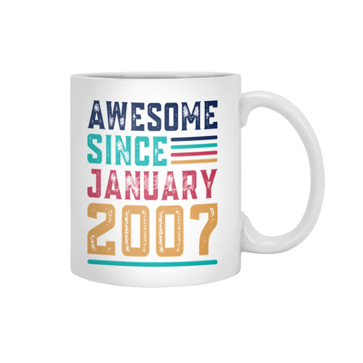 Awesome Since January 2007 Beyaz Kupa