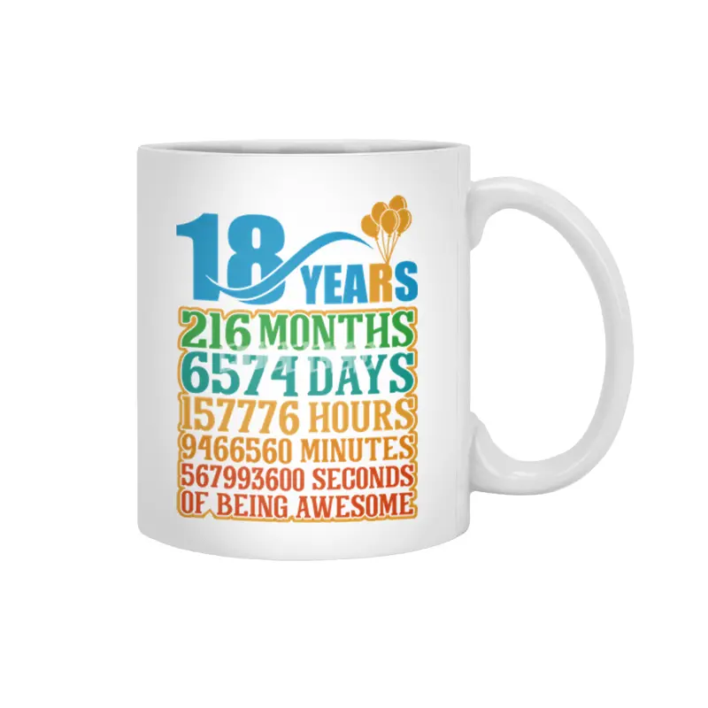 18 Years Of Being Awesome Beyaz Kupa