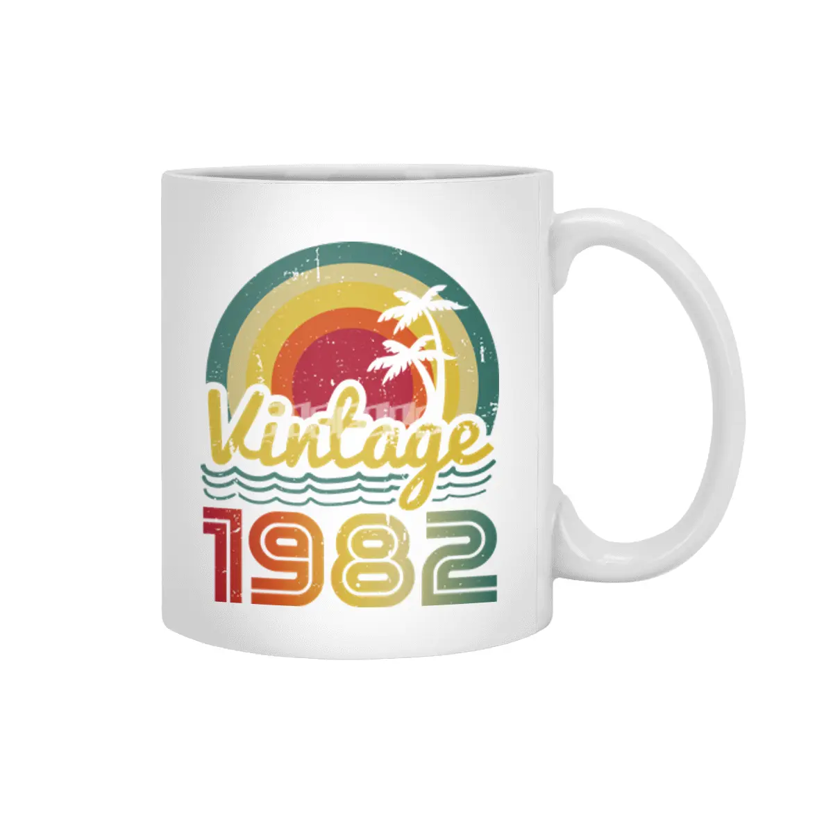 Vintage 1982 Beyaz Kupa