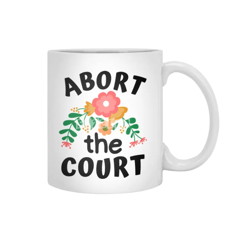 Abort The Court Beyaz Kupa