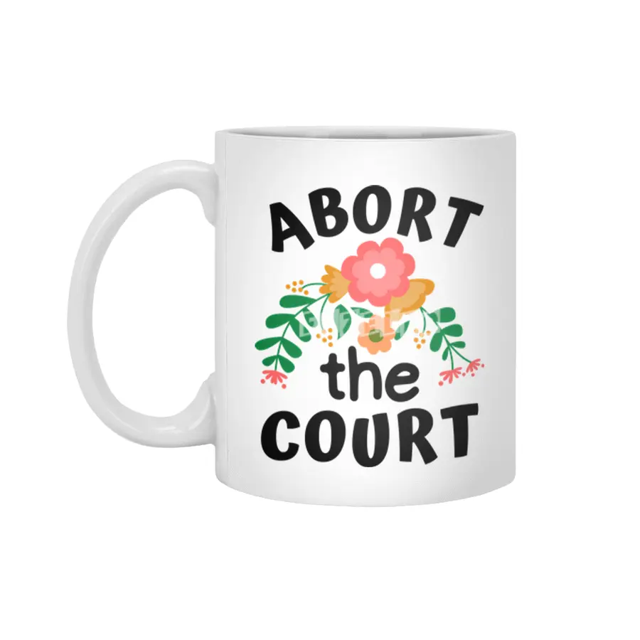 Abort The Court Beyaz Kupa