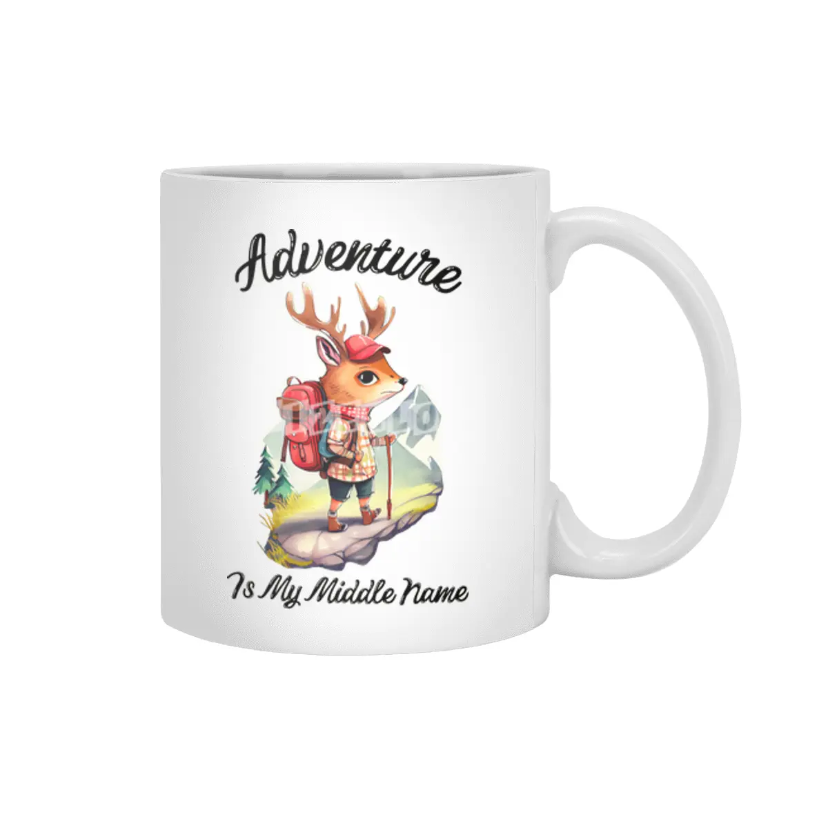 Adventure Is My Middle Name Beyaz Kupa