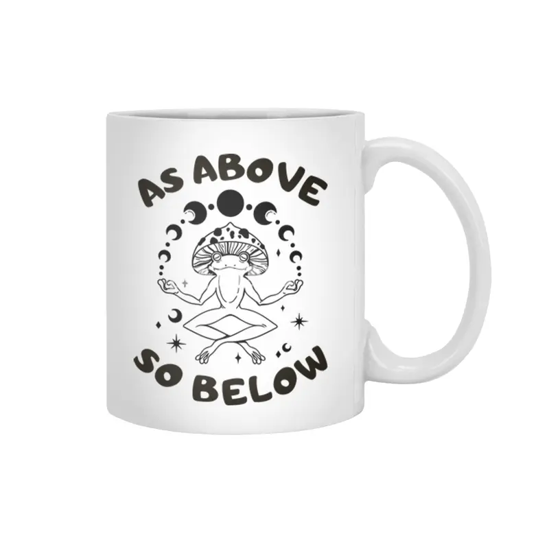 As Above So Below Beyaz Kupa