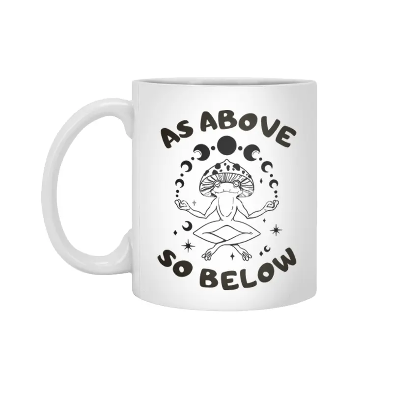 As Above So Below Beyaz Kupa