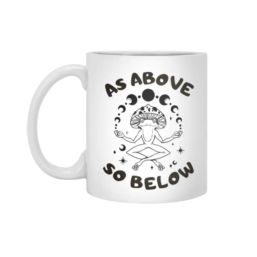 As Above So Below Beyaz Kupa