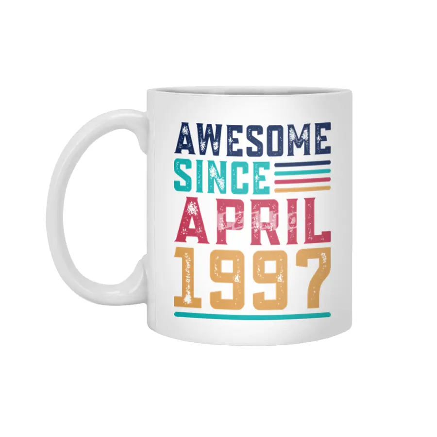 Awesome Since April 1997 Beyaz Kupa