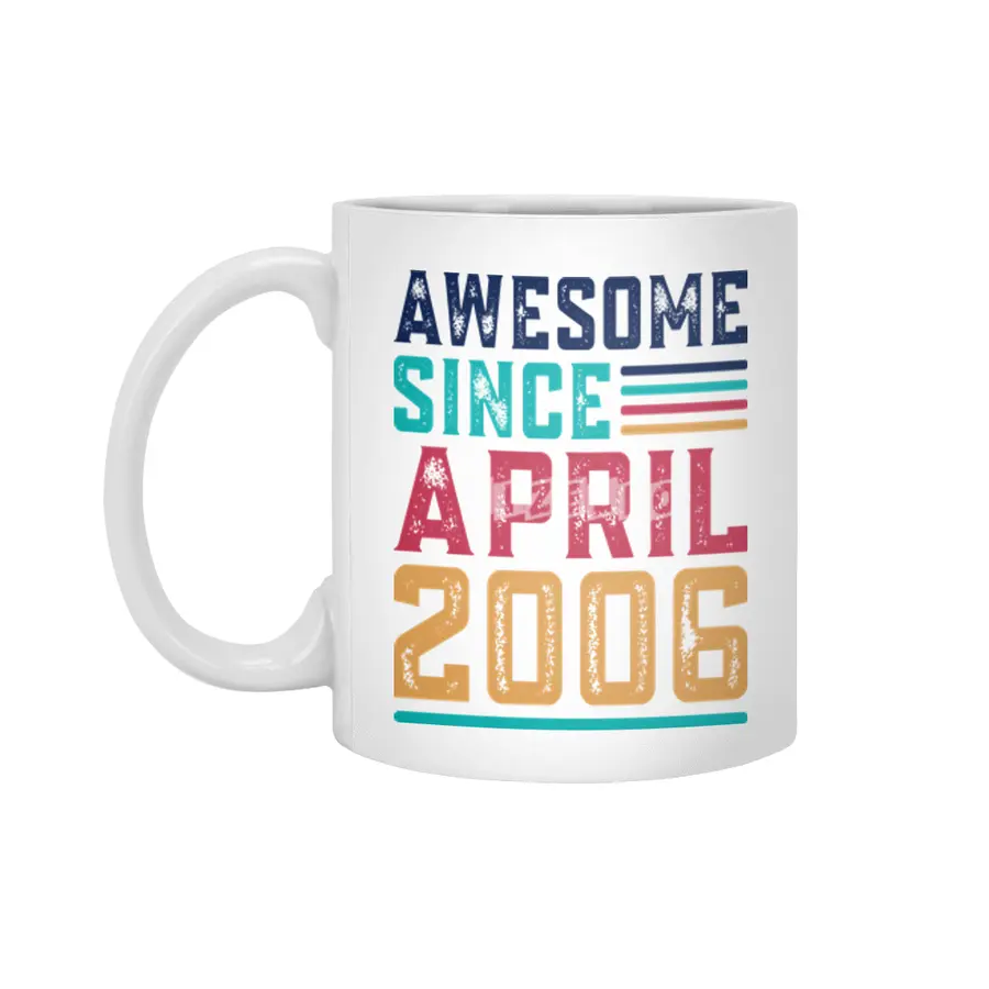 Awesome Since April 2007 Beyaz Kupa
