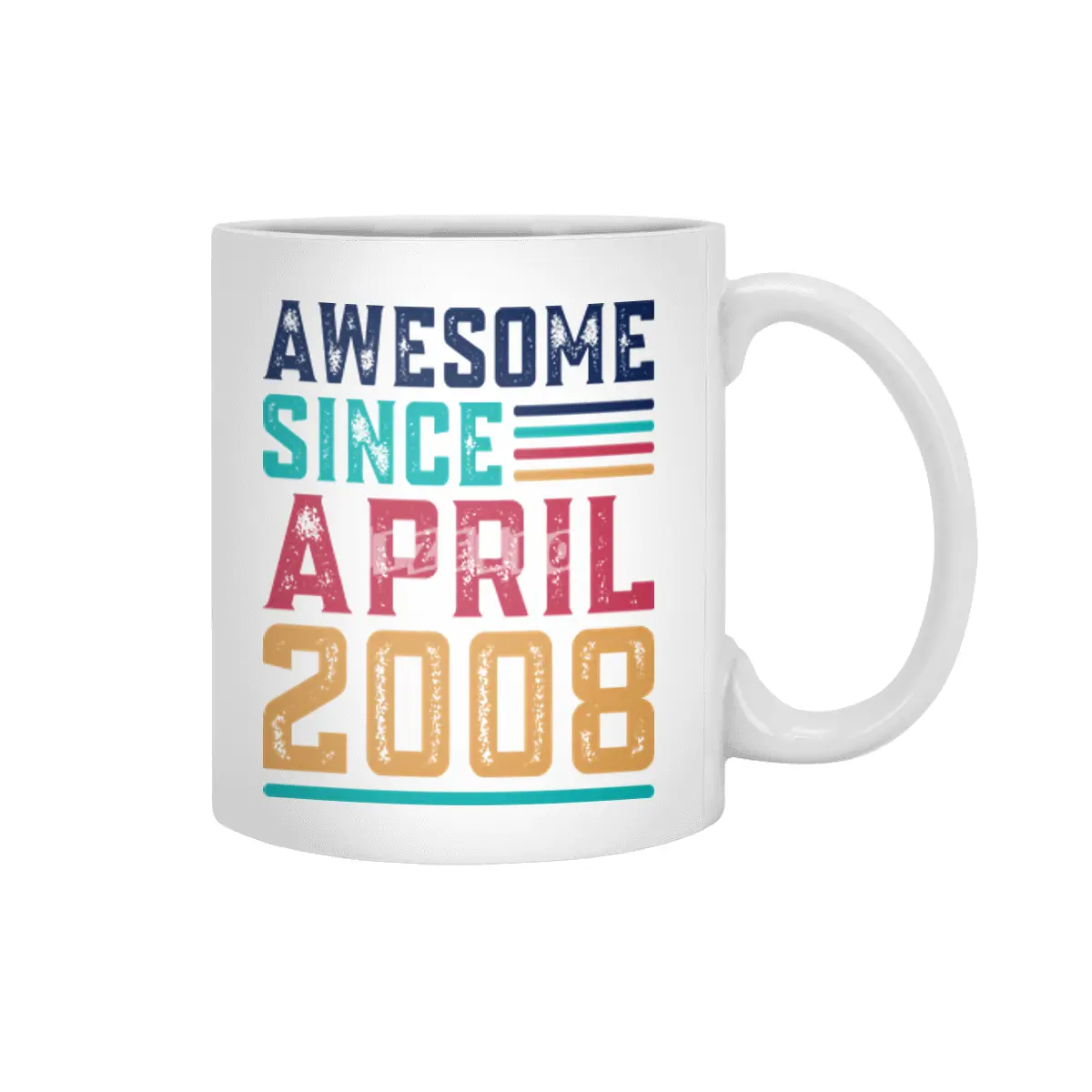 Awesome Since April 2008 Beyaz Kupa