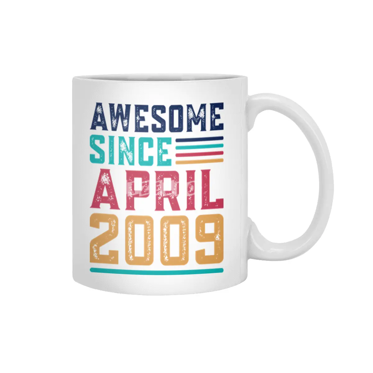 Awesome Since April 2009 Beyaz Kupa