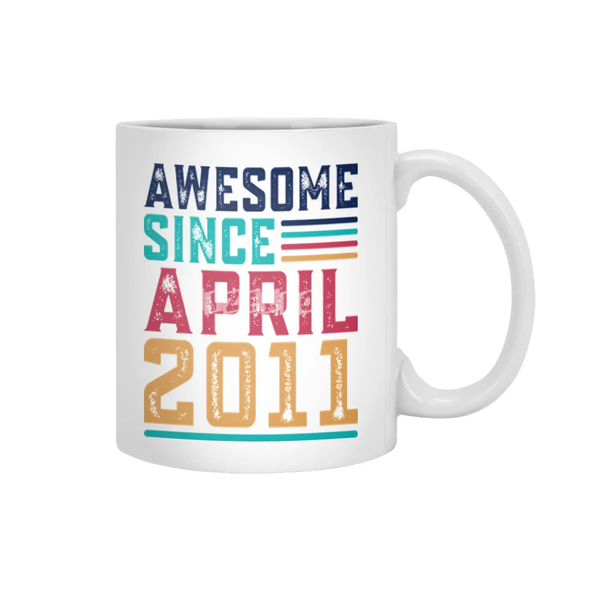 Awesome Since April 2011 Beyaz Kupa