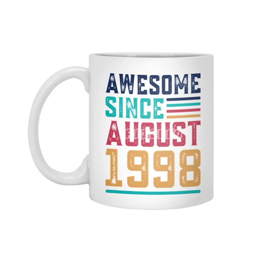 Awesome Since August 1998 Beyaz Kupa