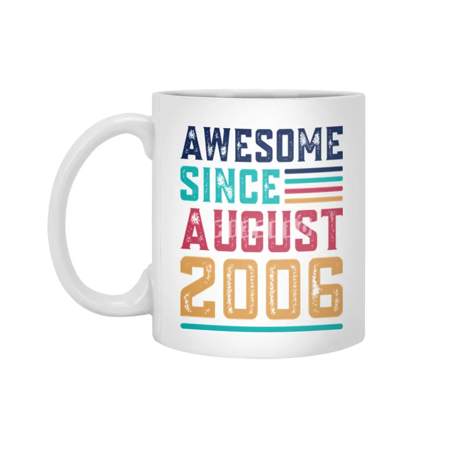 Awesome Since August 2006 Beyaz Kupa