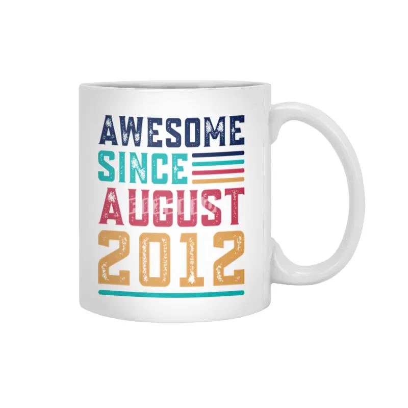 Awesome Since August 2012 Beyaz Kupa