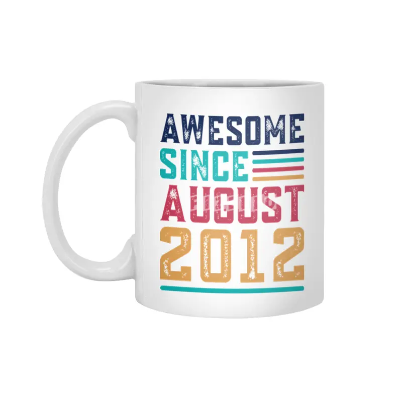 Awesome Since August 2012 Beyaz Kupa
