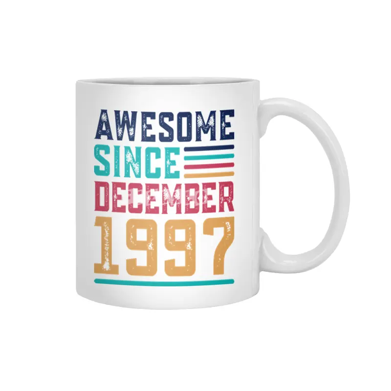 Awesome Since December 1997 Beyaz Kupa