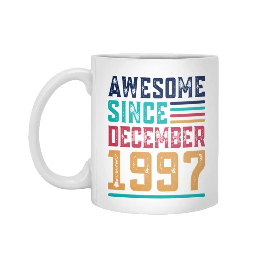 Awesome Since December 1997 Beyaz Kupa