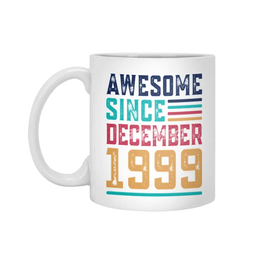 Awesome Since December 1999 Beyaz Kupa