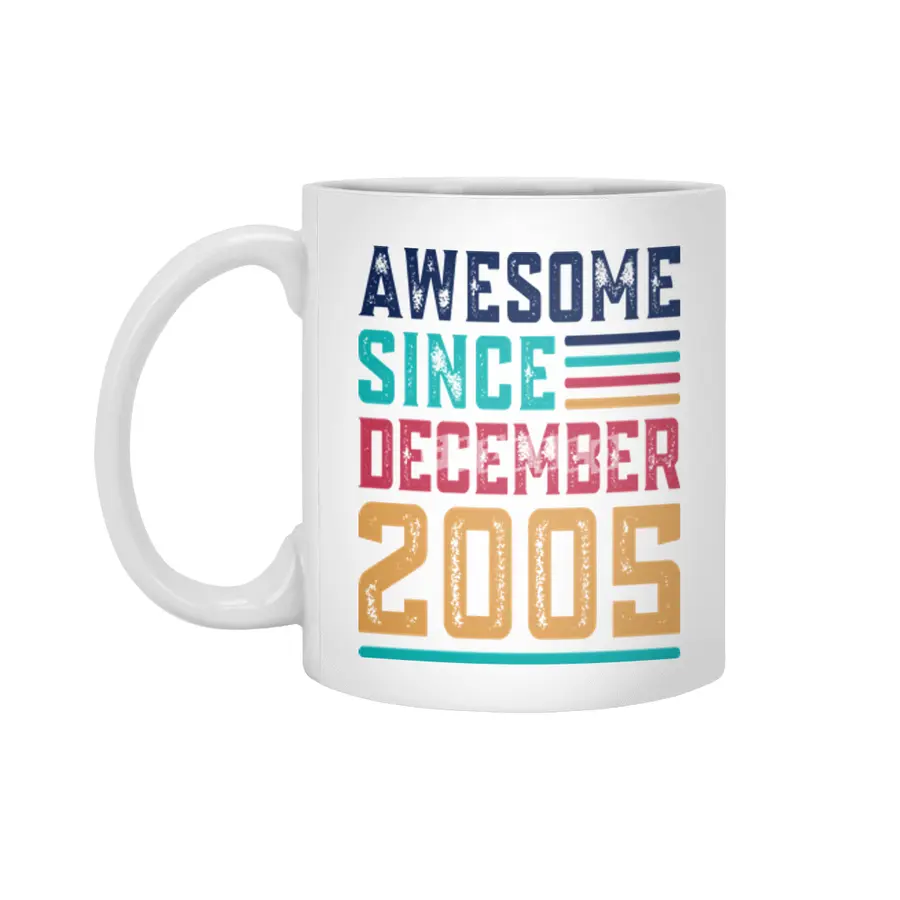 Awesome Since December 2005 Beyaz Kupa