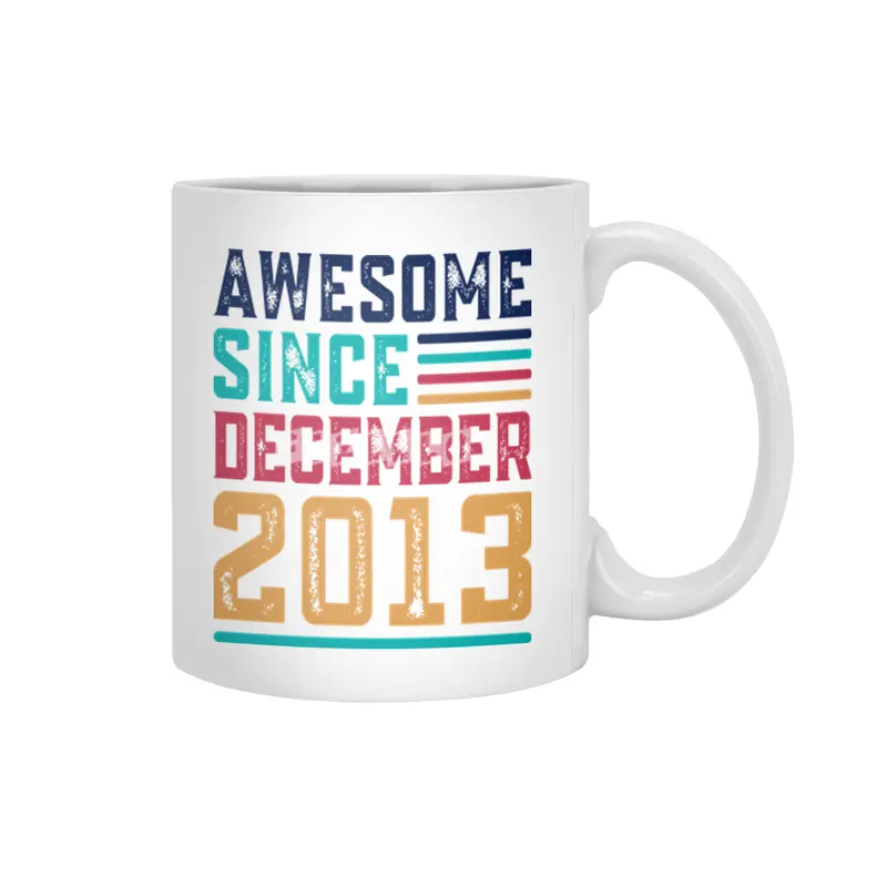Awesome Since December 2013 Beyaz Kupa