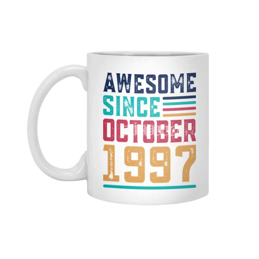Awesome Since October 1997 Beyaz Kupa