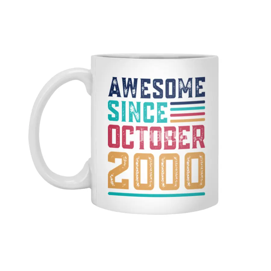 Awesome Since October 2000 Beyaz Kupa