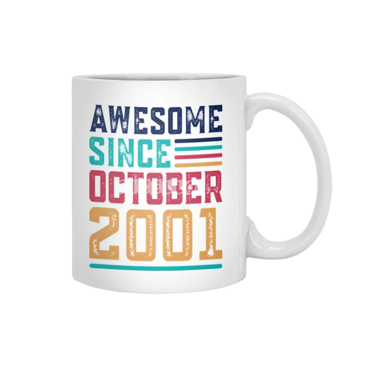 Awesome Since October 2001 Beyaz Kupa