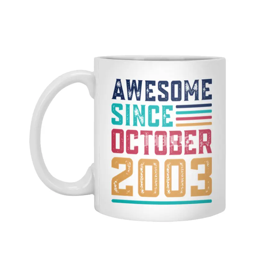 Awesome Since October 2003 Beyaz Kupa