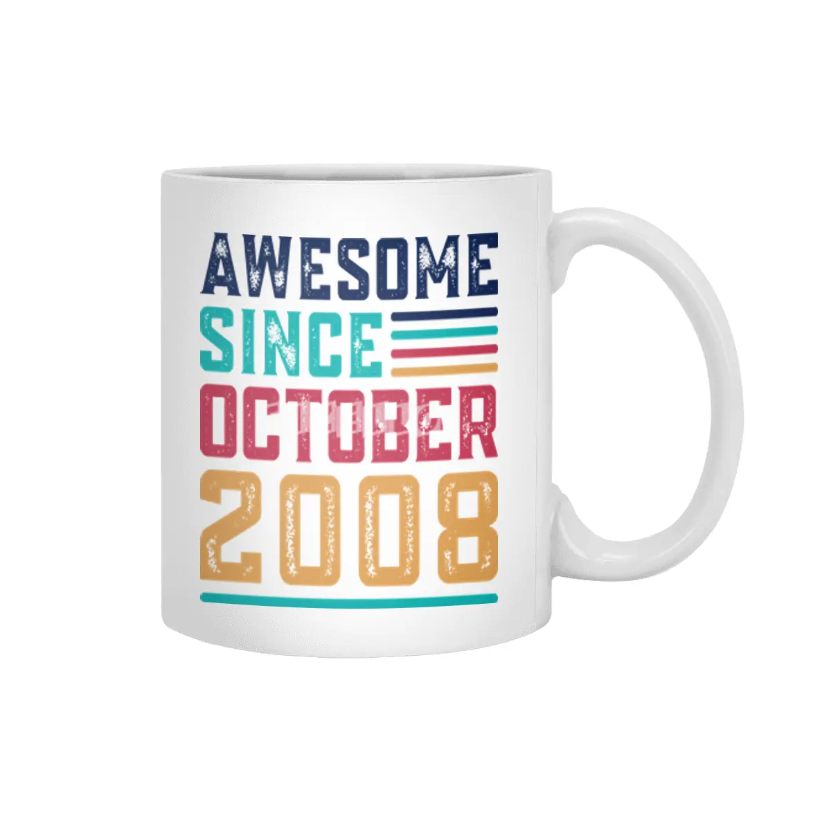 Awesome Since October 2008 Beyaz Kupa