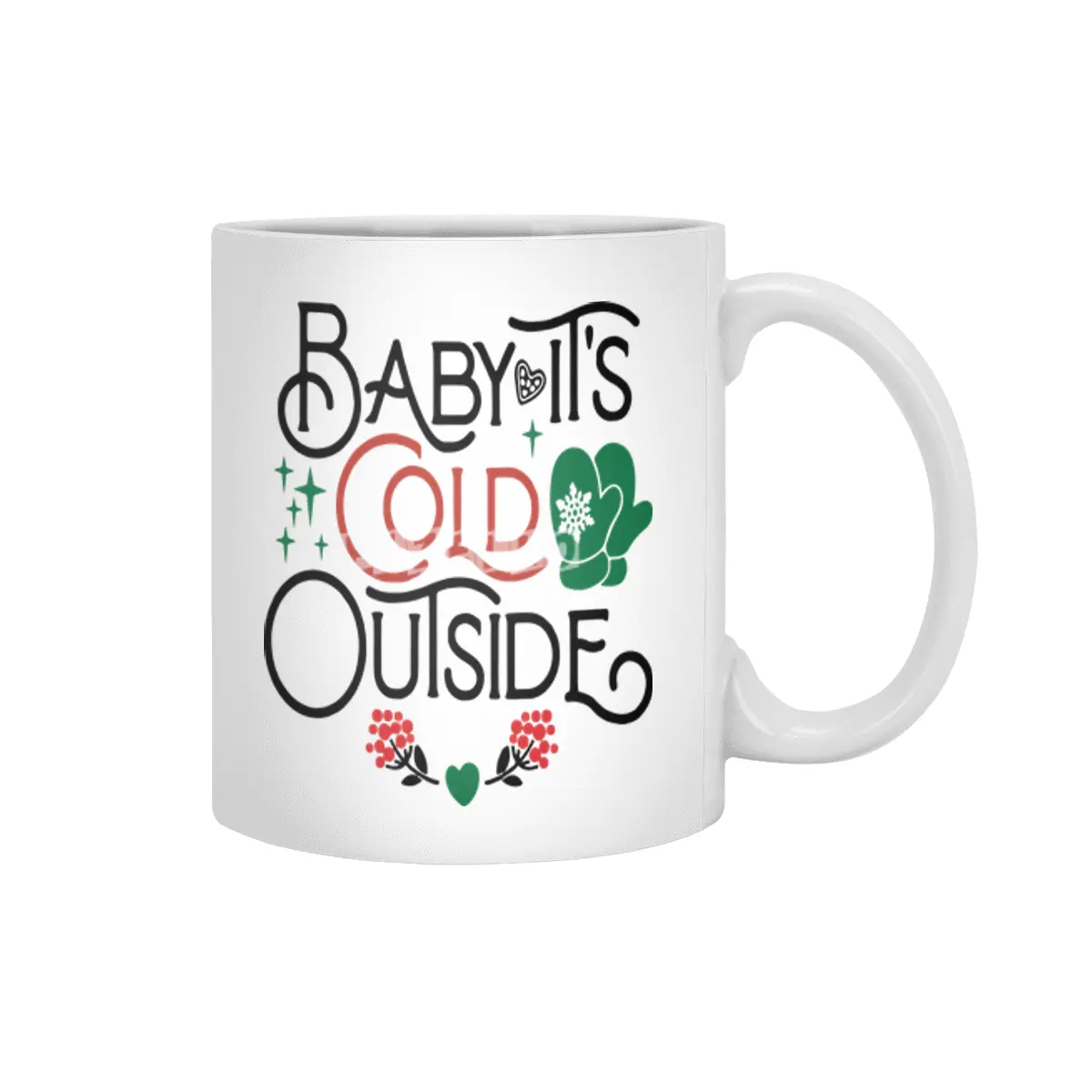 Baby It's Cold Outside Beyaz Kupa