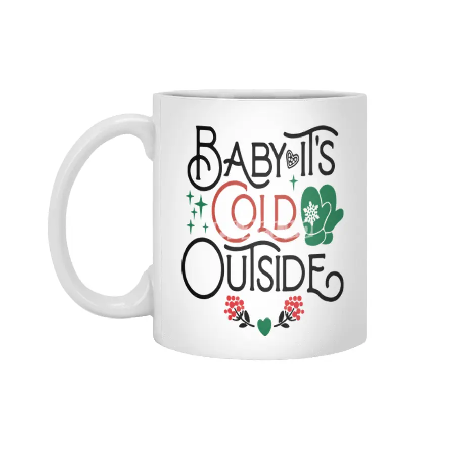 Baby It's Cold Outside Beyaz Kupa