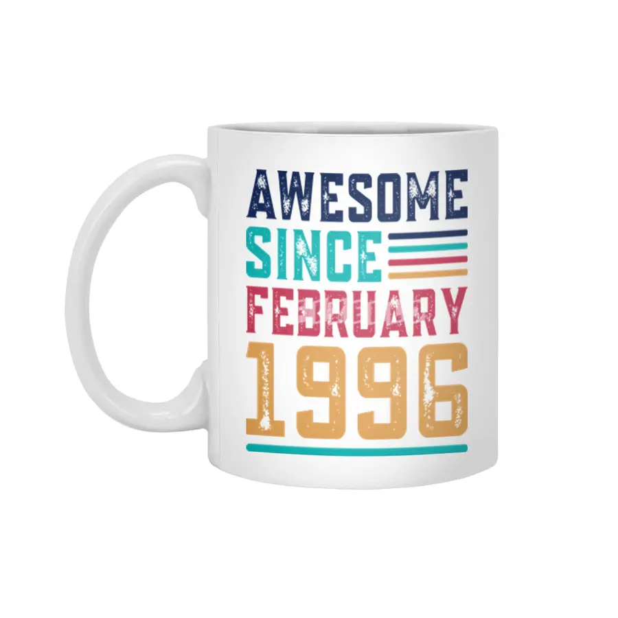 Awesome Since February 1996 Beyaz Kupa