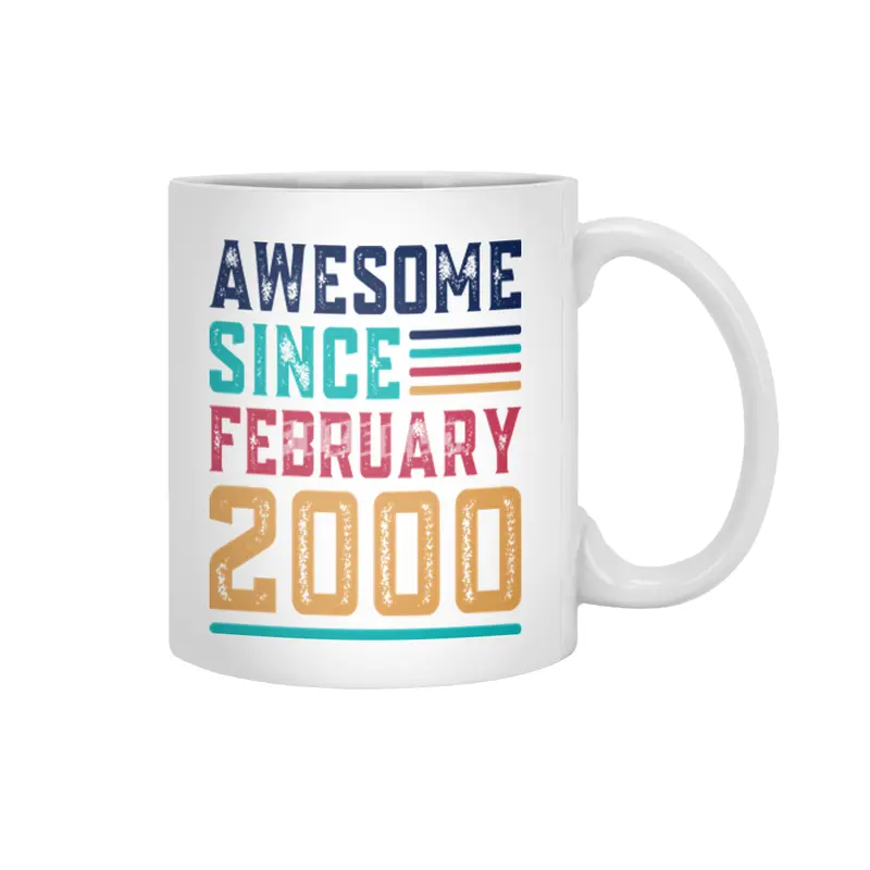 Awesome Since February 2000 Beyaz Kupa