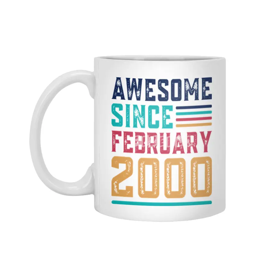 Awesome Since February 2000 Beyaz Kupa