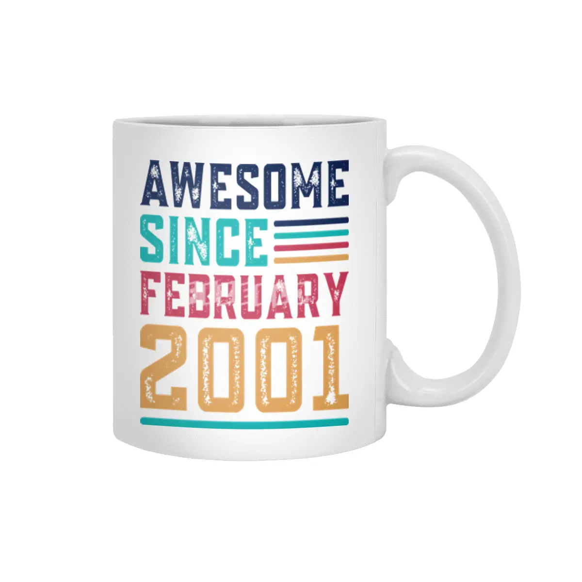 Awesome Since February 2001 Beyaz Kupa
