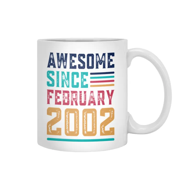 Awesome Since February 2002 Beyaz Kupa